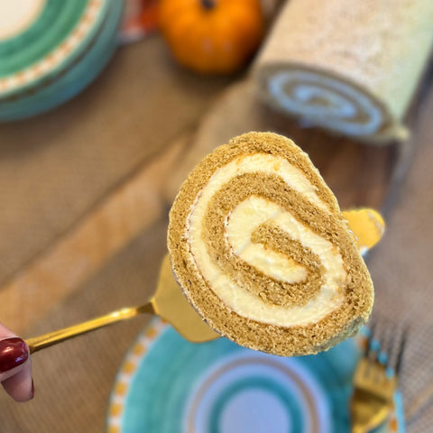Pumpkin Spiced Roll Slice