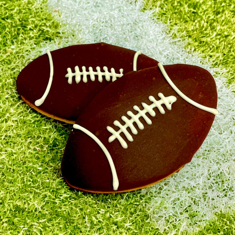 Football Cutout Cookies