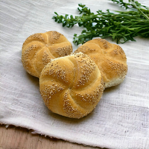 Sesame Kaiser - 6 pack
