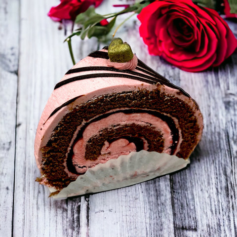 French Rolled Pastry - Raspberry