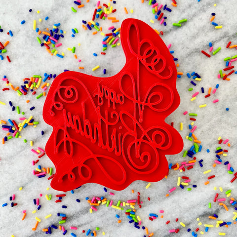Cake Stamp - Happy Birthday