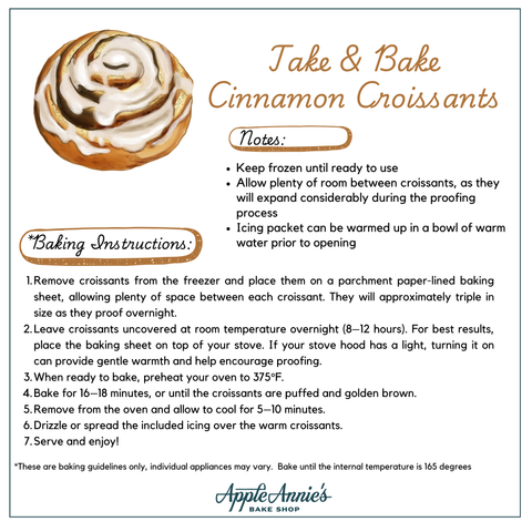 Take N Bake Cinnamon Croissants