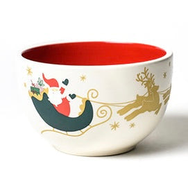 Santa's Sleigh Appetizer Bowl