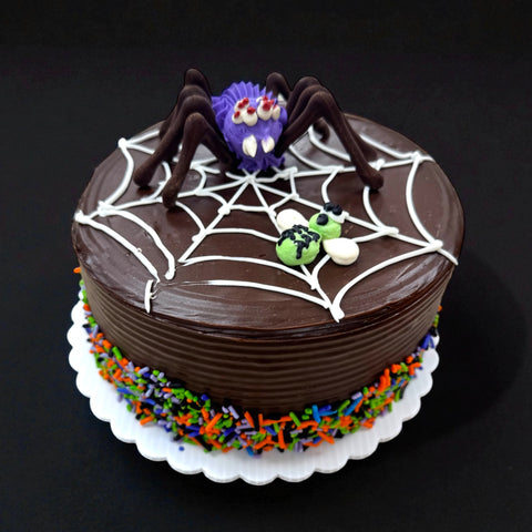 7" Halloween Fudge Layer Cake