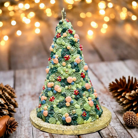 Christmas Tree Cake - 3D