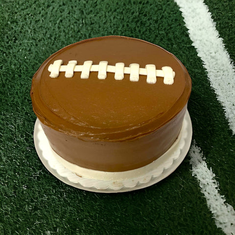 7" Super Bowl Cake - Chocolate