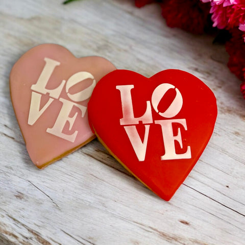 Heart Shaped Fondant Cookie