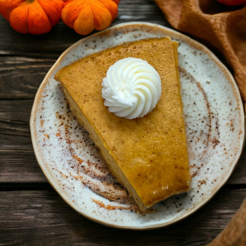 Pumpkin Cheesecake Slice