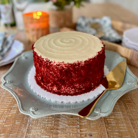 Three Layer Red Velvet Cake