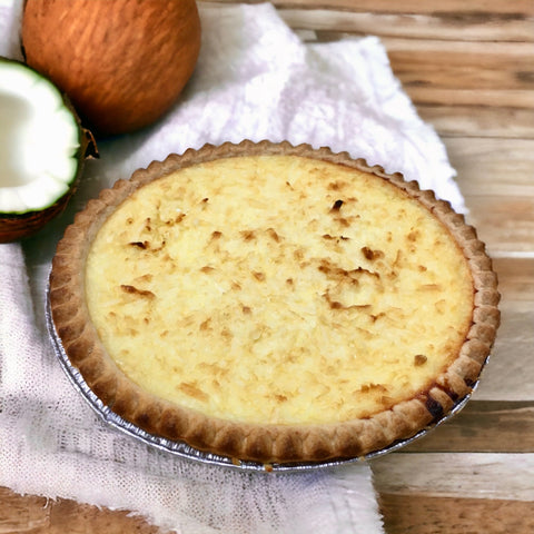 9" Coconut Custard Pie